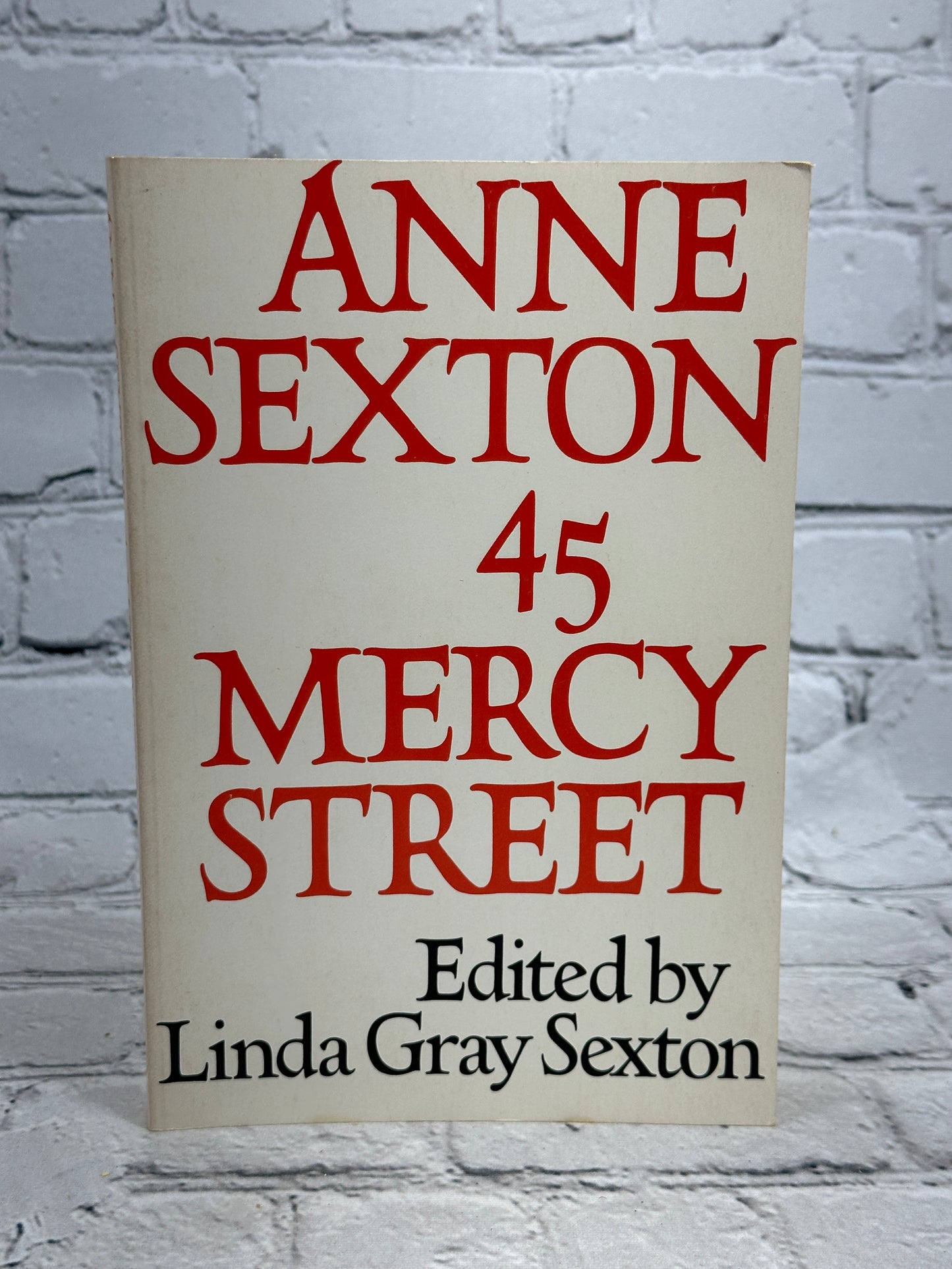 45 Mercy Street by Anne Sexton [1st Print · 1976]