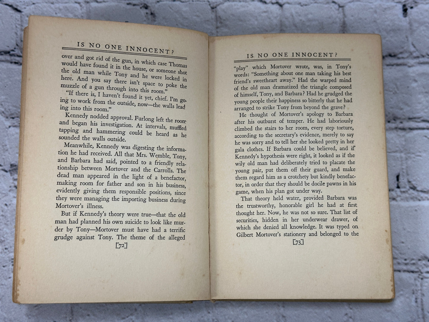 Is No One Innocent? by Milton Herbert Gropper & Edna Sherry [1st Edition · 1930]