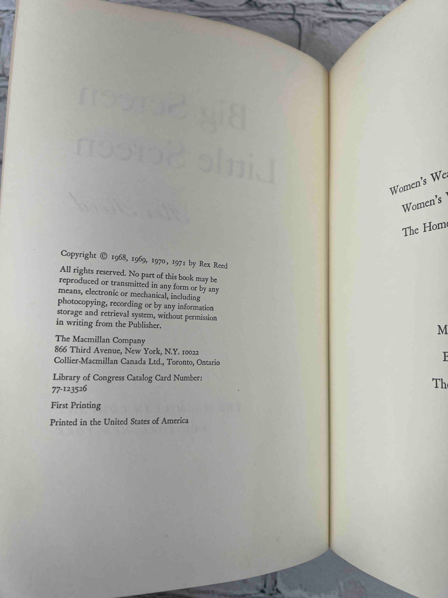 Big Screen, Little Screen (Signed)