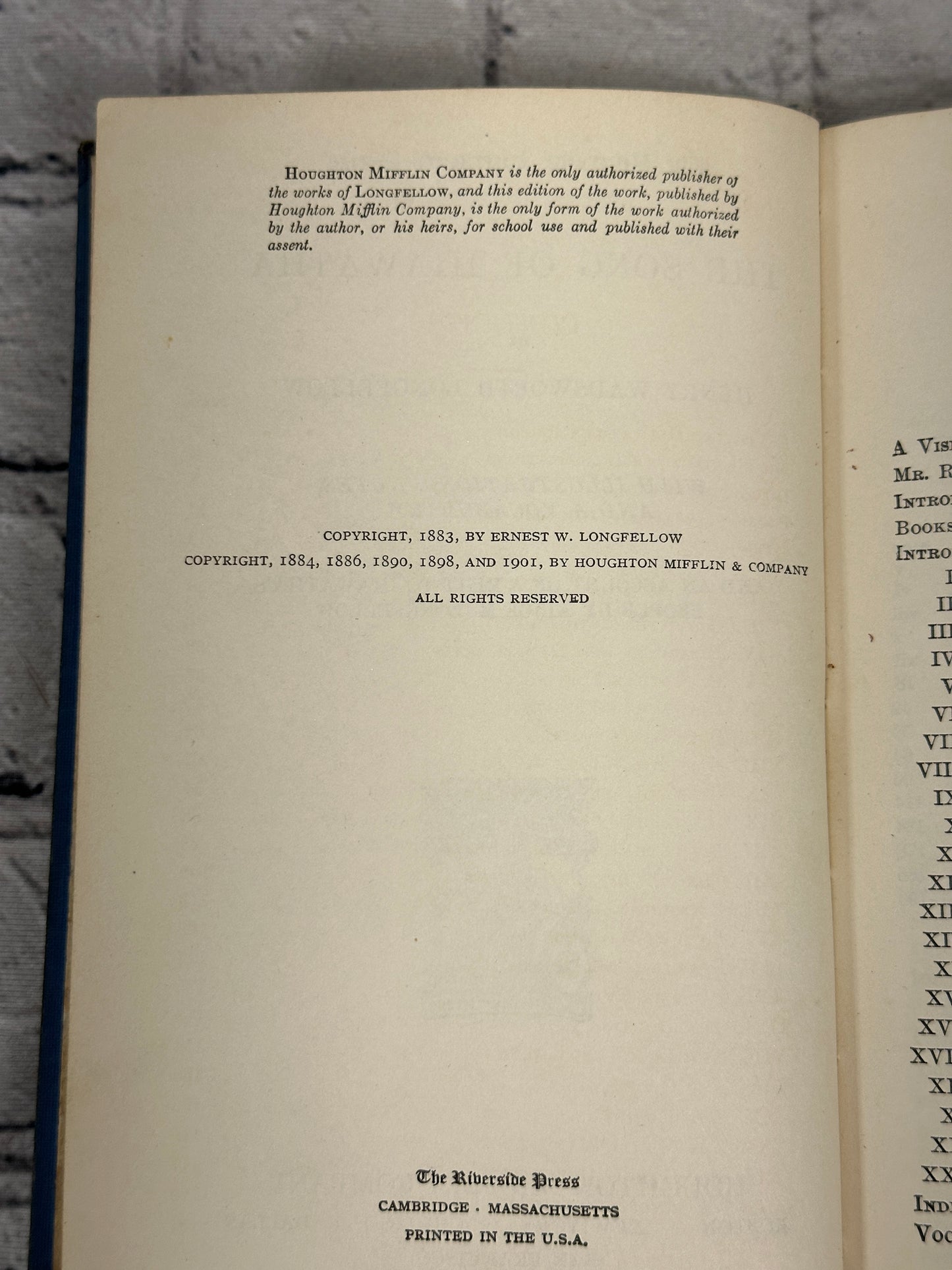 Song of Hiawatha By Henry Wadsworth Longfellow [1901 · Riverside Press]