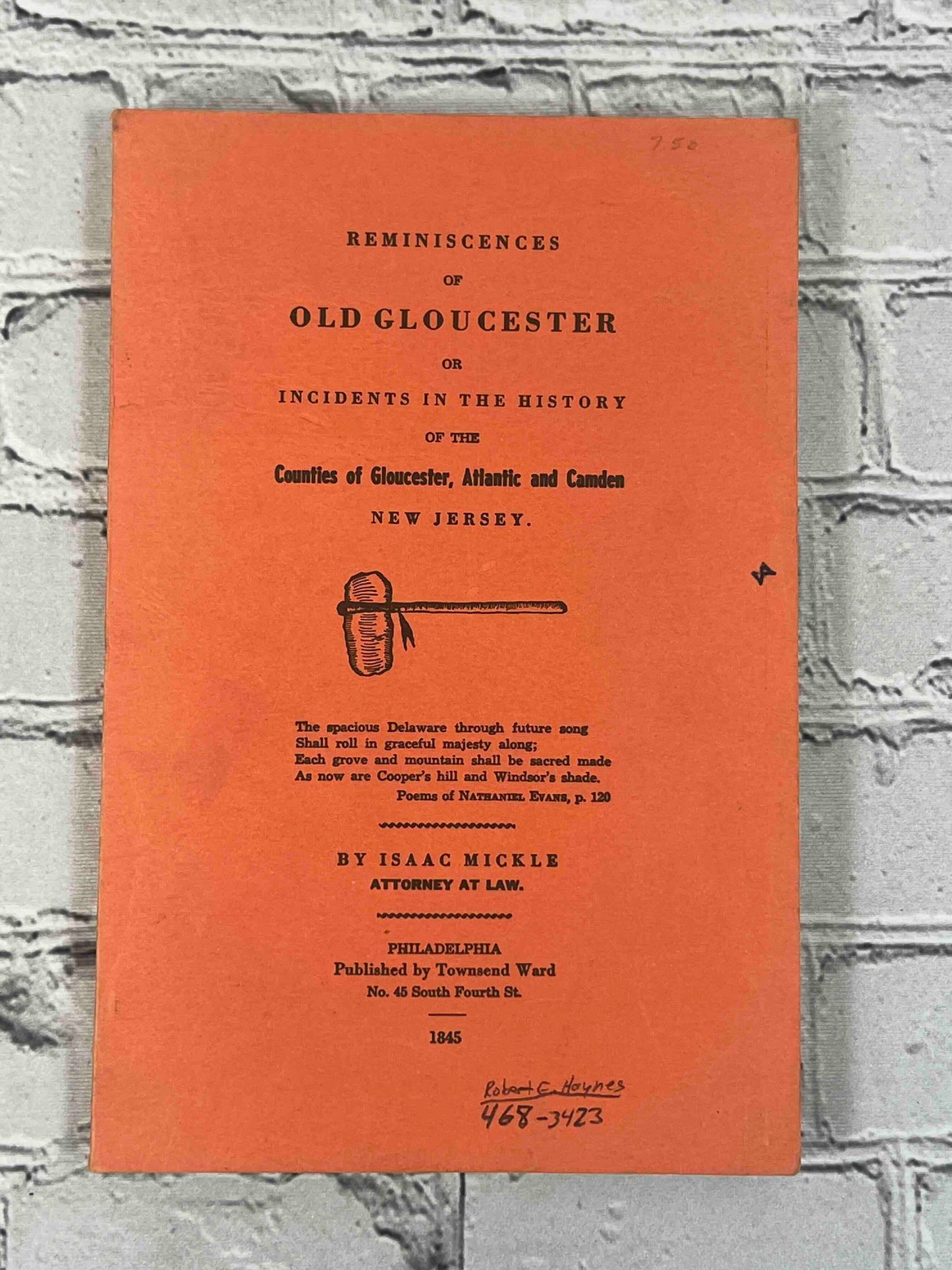 Reminiscences of Old Gloucester, Atlantic and Camden, NJ