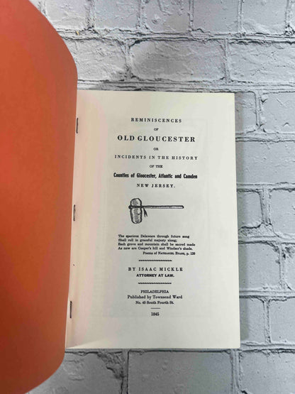 Reminiscences of Old Gloucester, Atlantic and Camden, NJ