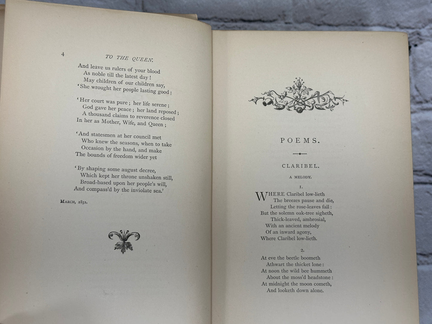 Tennyson's Poems Two Volumes in One [Ticknor and Fields · 1868]