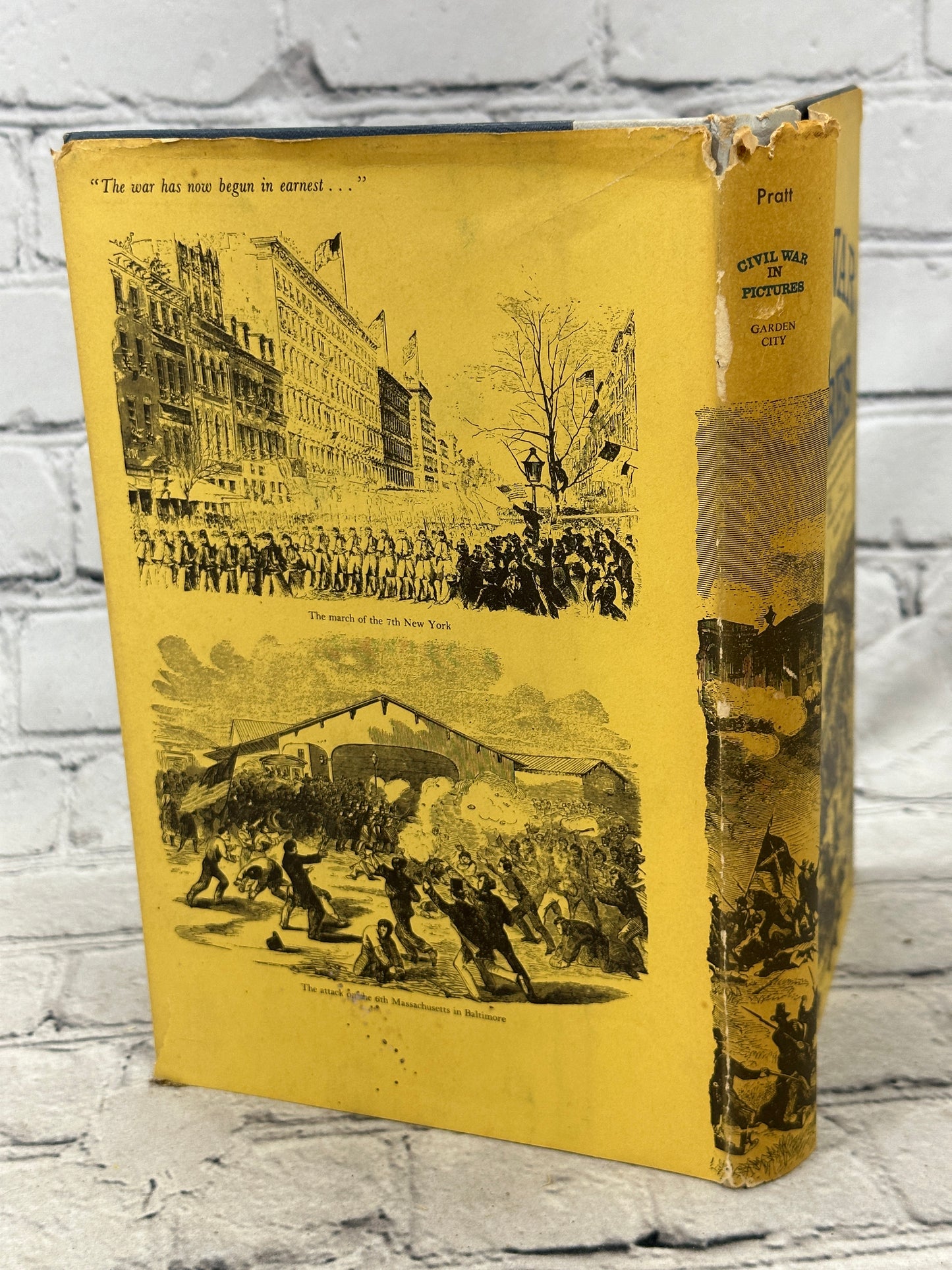 Civil War In Pictures By Fletcher Pratt [1955 · Book Club Edition]