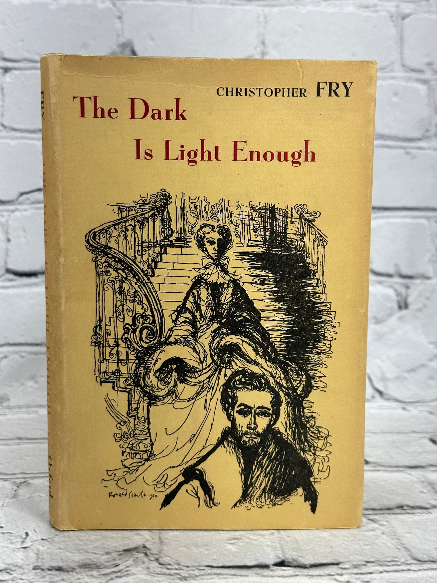 The Dark is Light Enough by Christopher Fry [1st Edition · 1954]