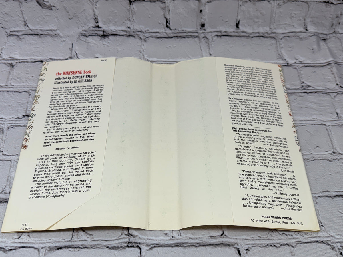 The Nonsense Book of Riddles, Rhymes, Tongue Twisters, Puzzles and Jokes from American Folklore