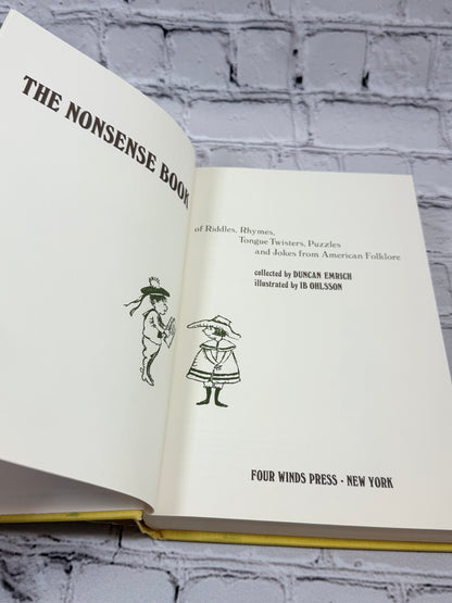 The Nonsense Book of Riddles, Rhymes, Tongue Twisters, Puzzles and Jokes from American Folklore