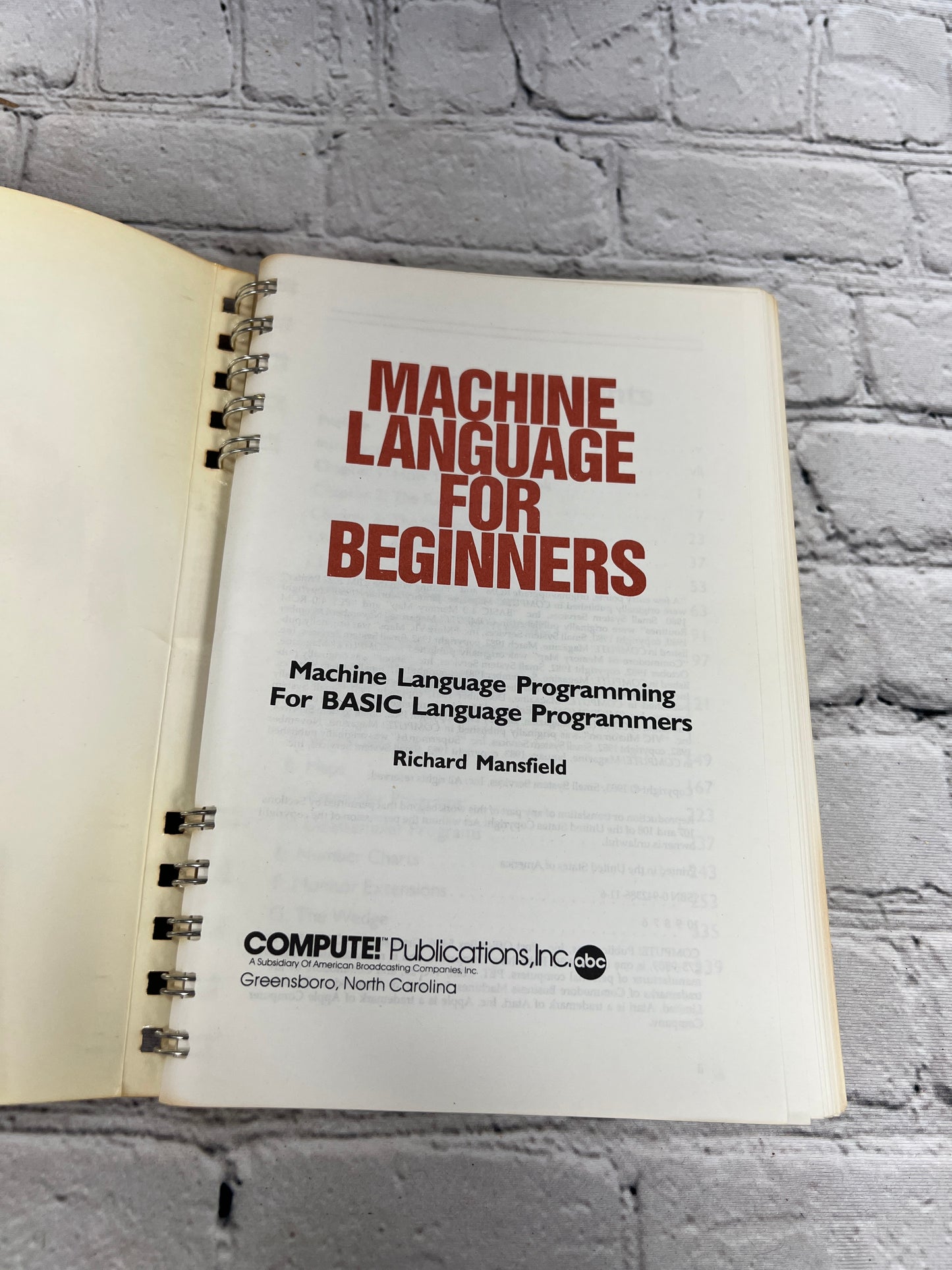 Compute!'s 6502 Machine Language for Beginners R. Mansfield [1st Ed. · 1983]