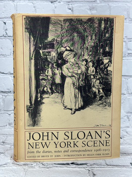 John Sloan's New York Scene From Diaries Notes & Correspondence [1st Ed · 1965]