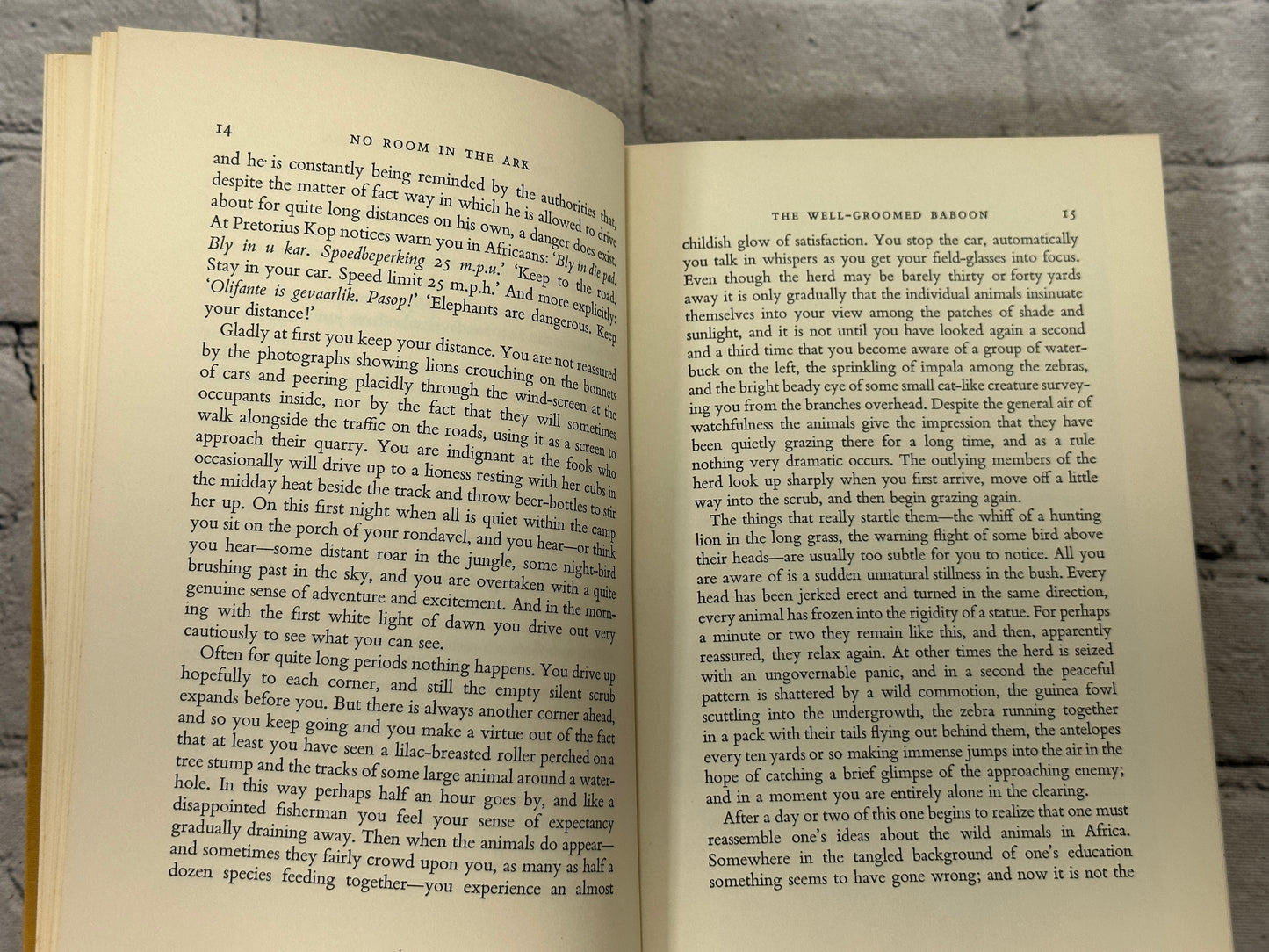 No Room in the Ark by Alan Moorehead [1959 · Book Club Edition]