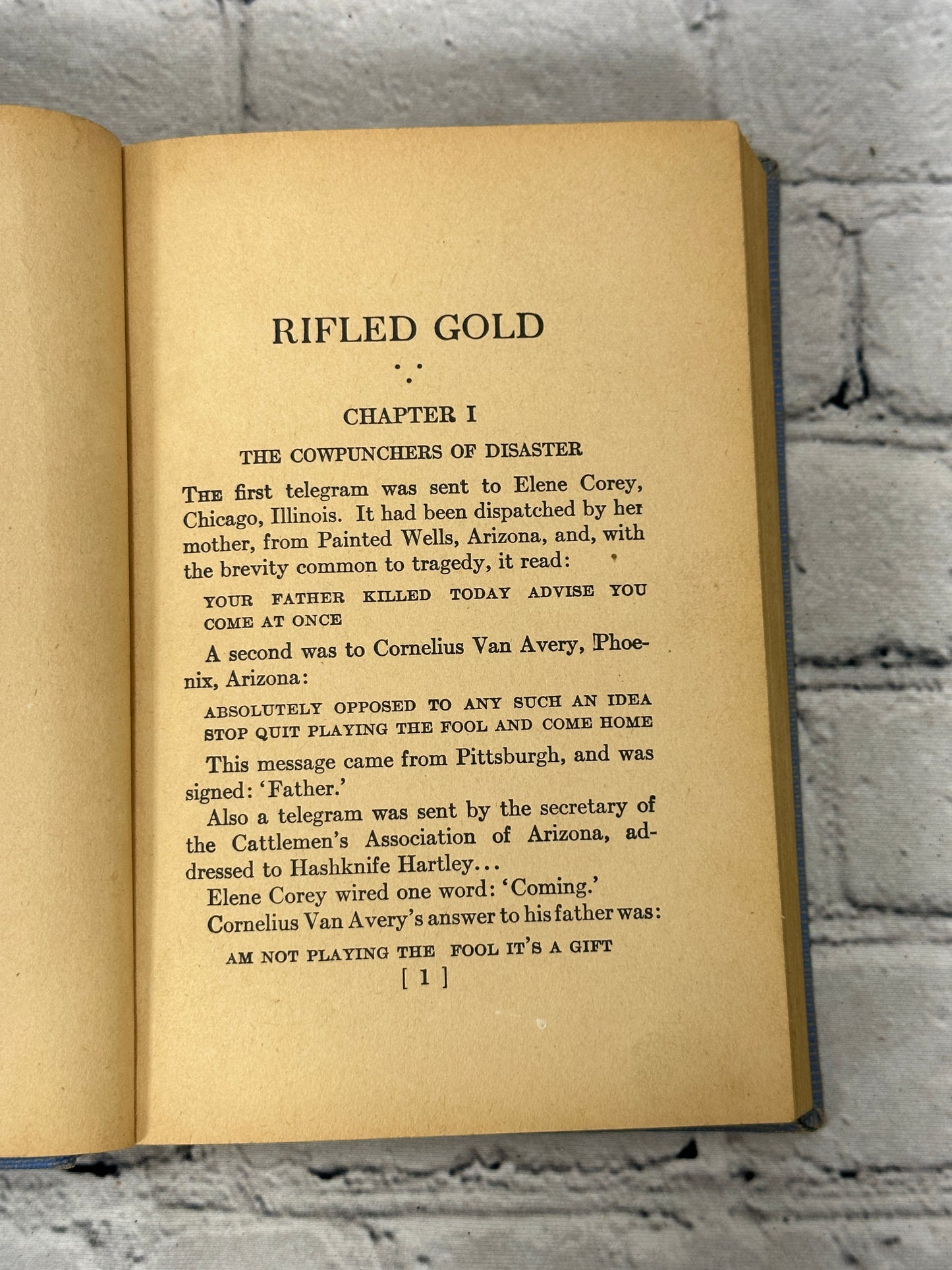 Rifled Gold by W.C. Tuttle (1934)