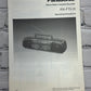 Panasonic RX-FT510 [ Sterio Cassete · Operating Instructions · Manual]