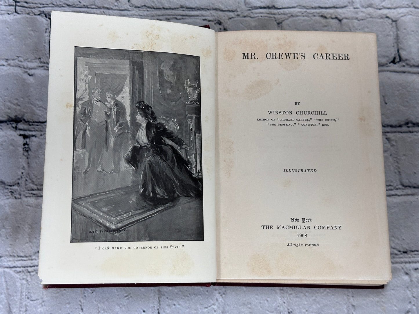 Mr. Crewe's Career By Winston Churchill [4th Printing · 1908]