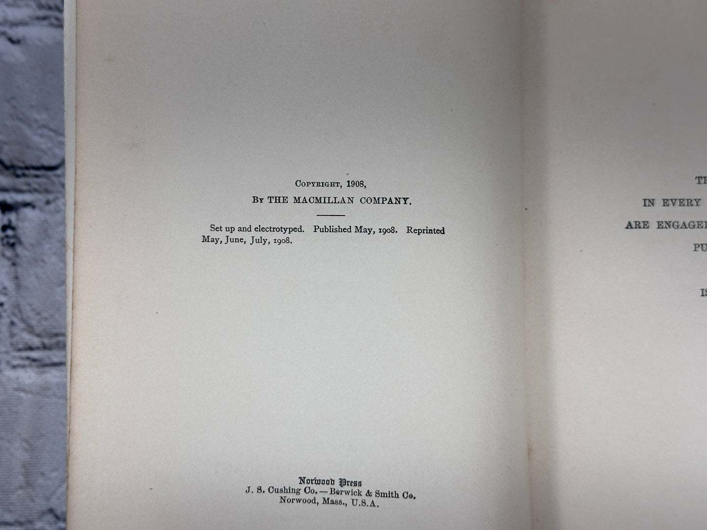 Mr. Crewe's Career By Winston Churchill [4th Printing · 1908]