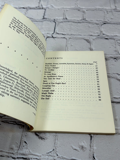 Kaddish and Other Poems 1958-1960