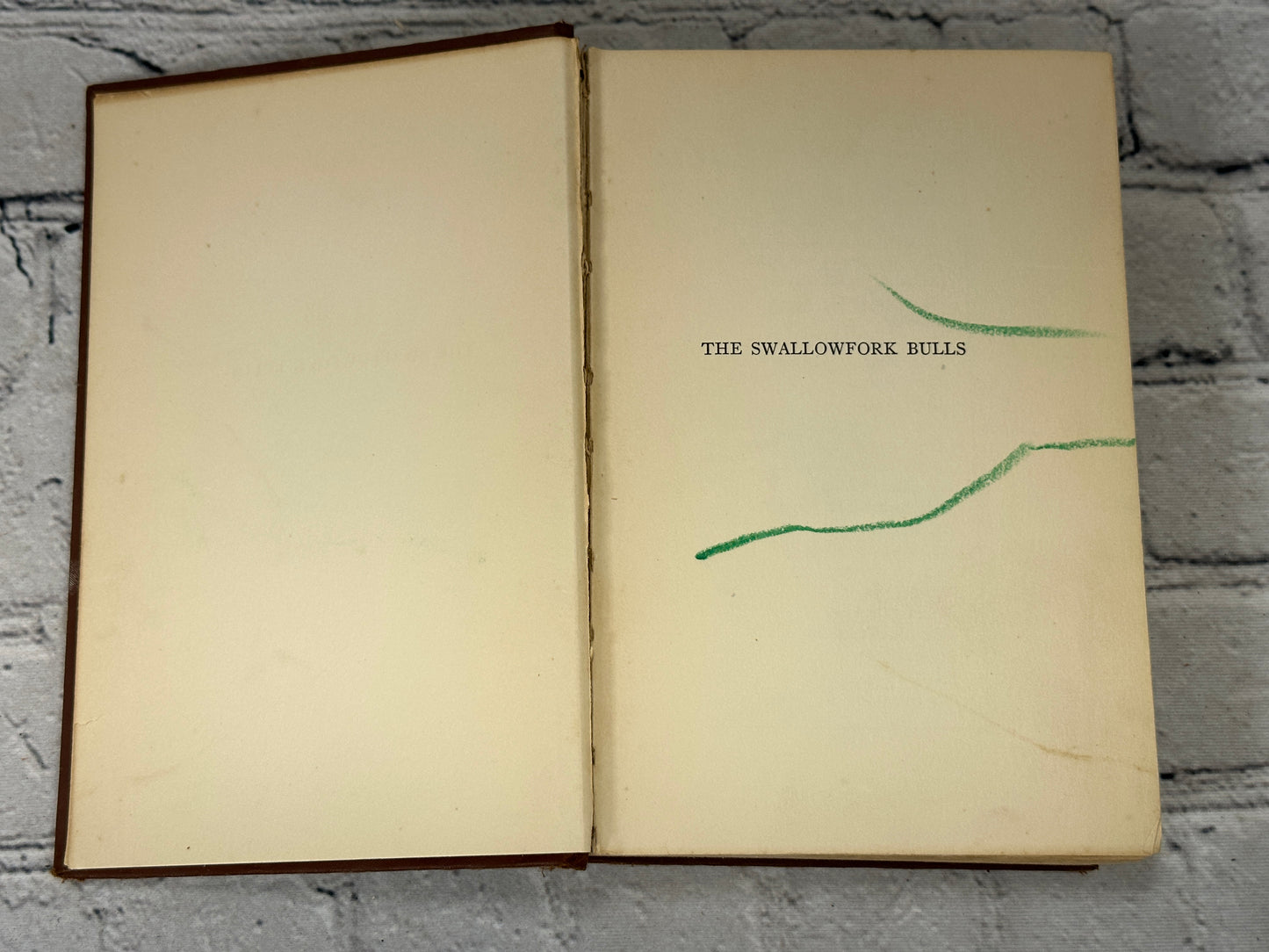 The Swallowfork Bulls & B.M. Blower (1929 · 1st Edition · 1st Print)