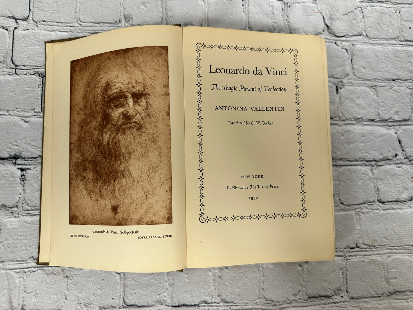 Leonardo Da Vinci The Tragic Pursuit of Perfection by Vallentin [1938 · 1st Ed]