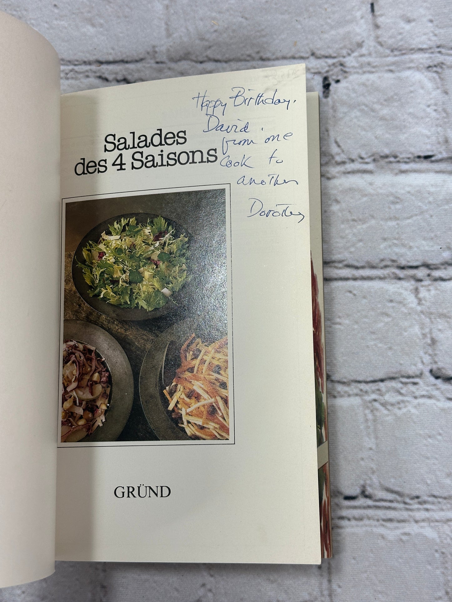 Salades des 4 Saisons (4 Season Salads) [Cuisine Futee · French · 1984]