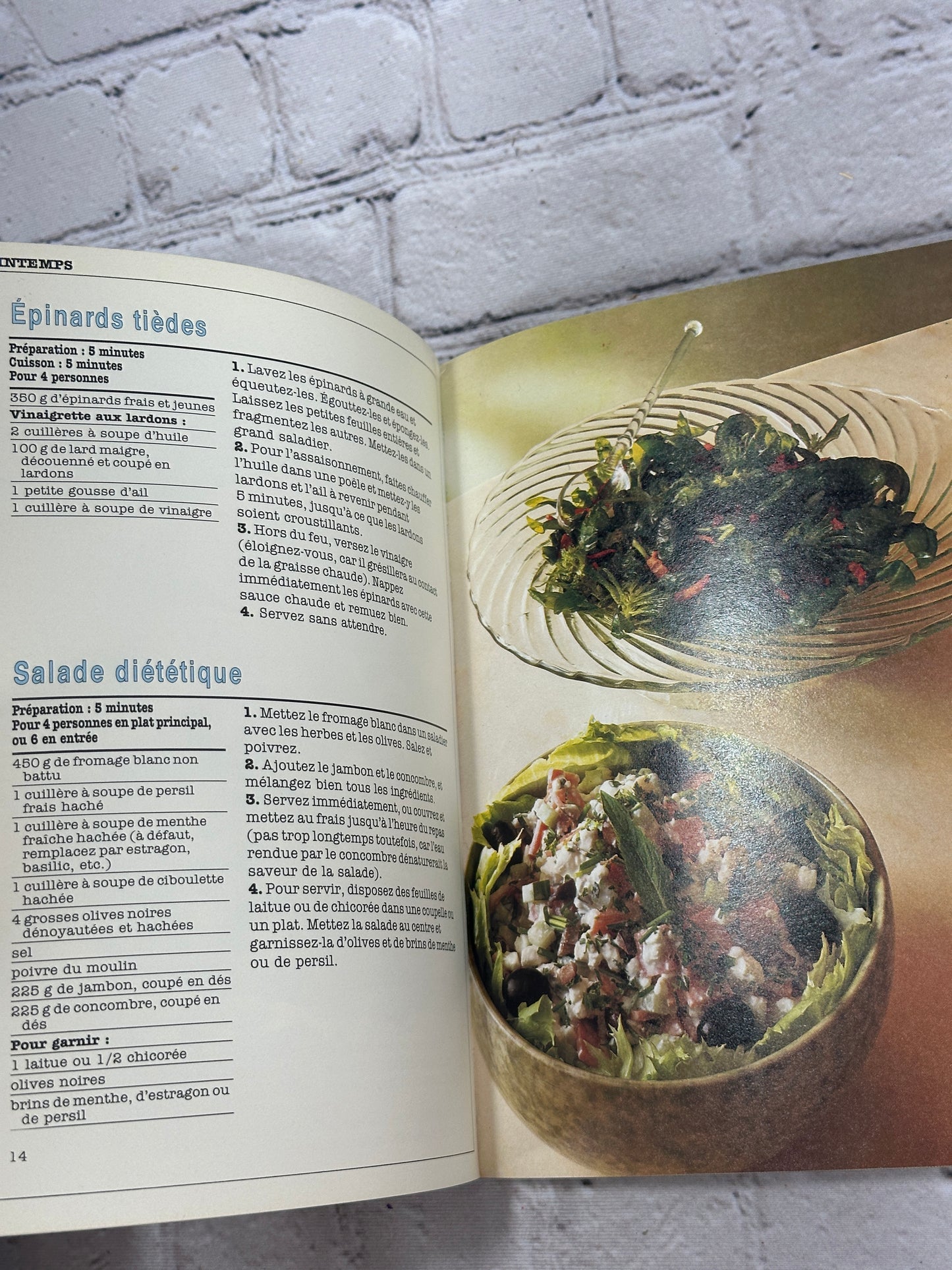 Salades des 4 Saisons (4 Season Salads) [Cuisine Futee · French · 1984]