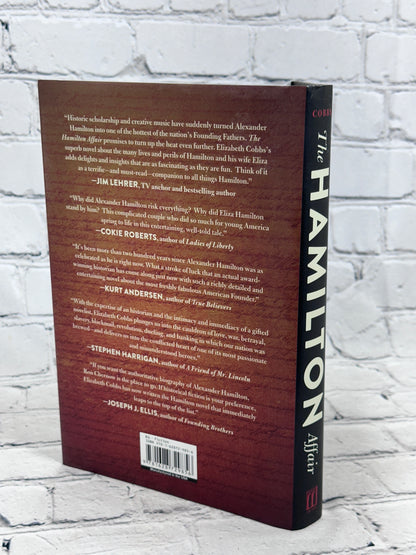 The Hamilton Affair: A Novel By Elizabeth Cobbs [1st Ed. · 3rd Print · 2006]