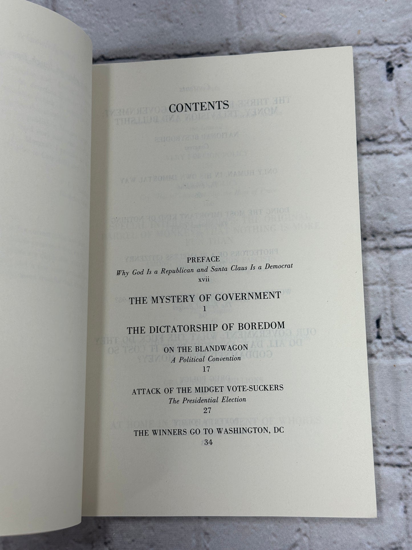 Parliament Of Whores by P. J. O'Rourke [1991]