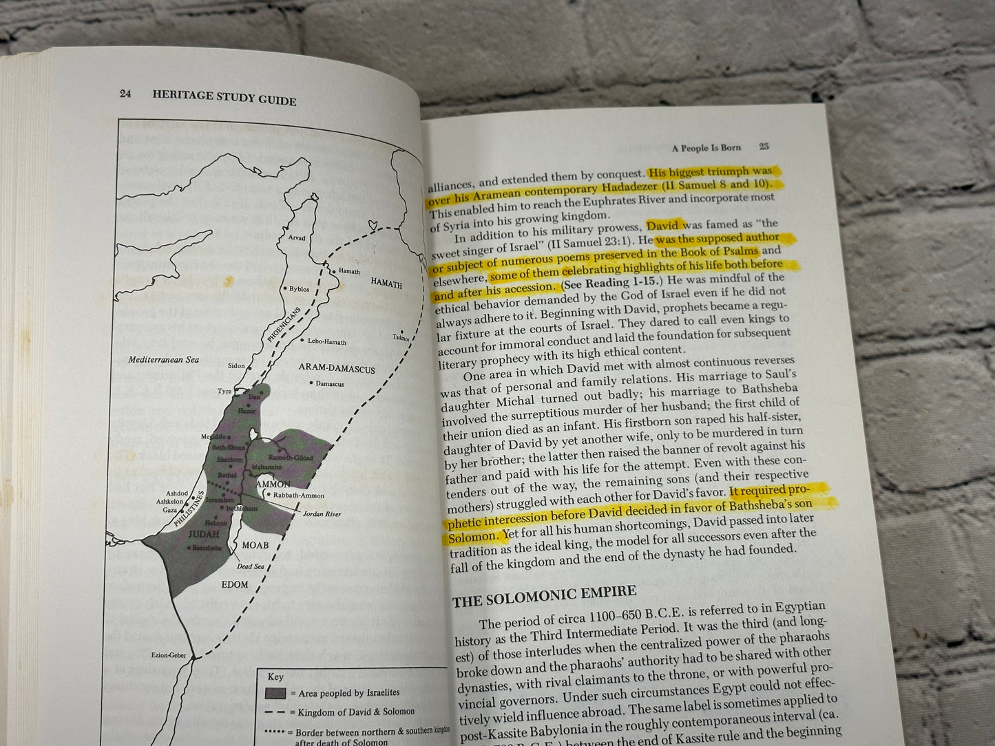 Heritage : Civilization and the Jews: Study Guide by William Hallo (1984)