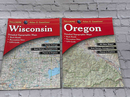 DeLorme Atlas & Gazetteer [ Lot of 27]