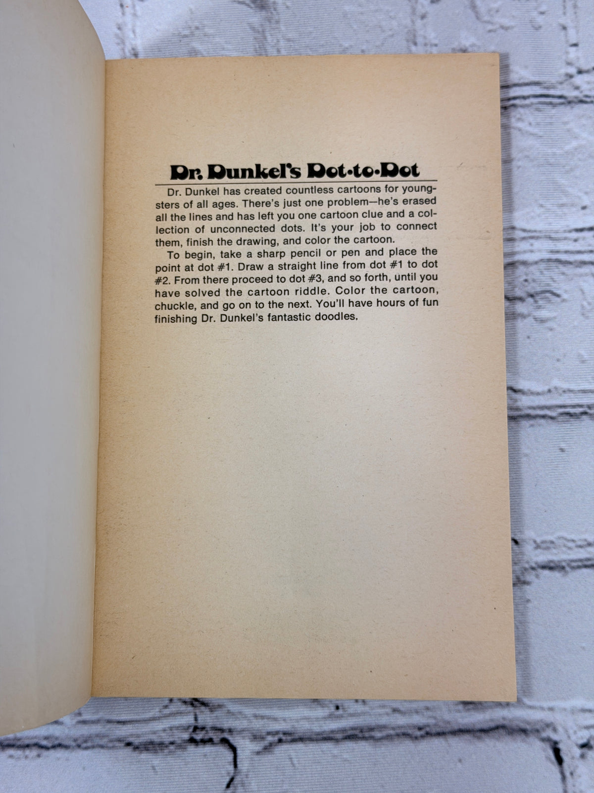 Dr. Dunkel's Dot-to-Dot