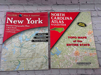 DeLorme Atlas & Gazetteer [ Lot of 27]