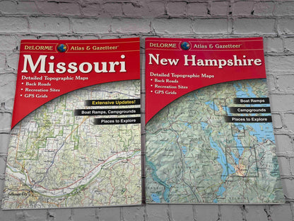 DeLorme Atlas & Gazetteer [ Lot of 27]