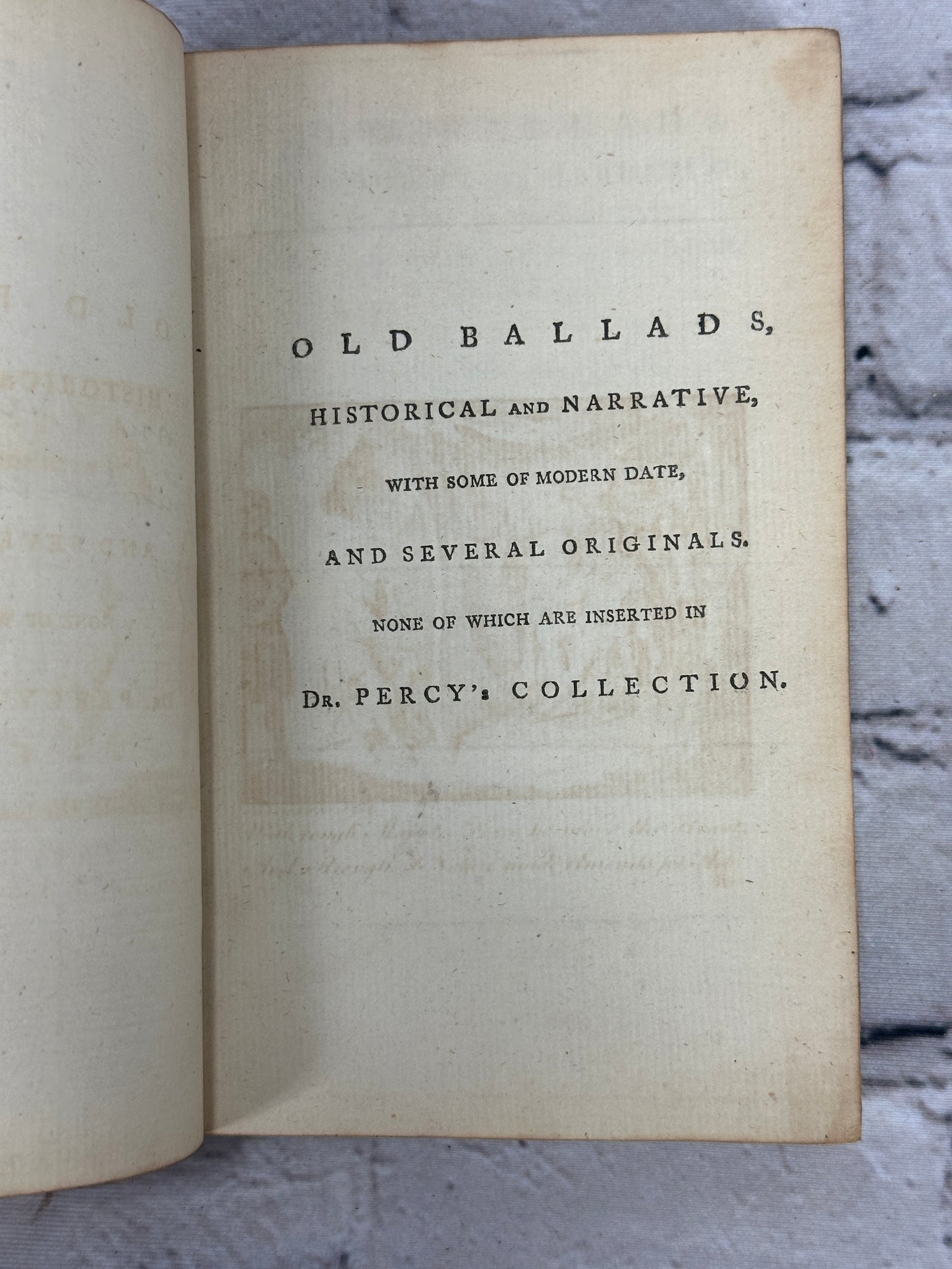 Old Ballads Historical and Narrative by Thomas Evans [Volume 4 · 1784]