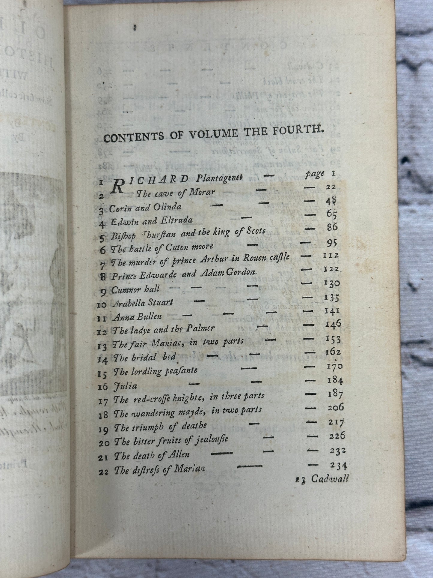 Old Ballads Historical and Narrative by Thomas Evans [Volume 4 · 1784]