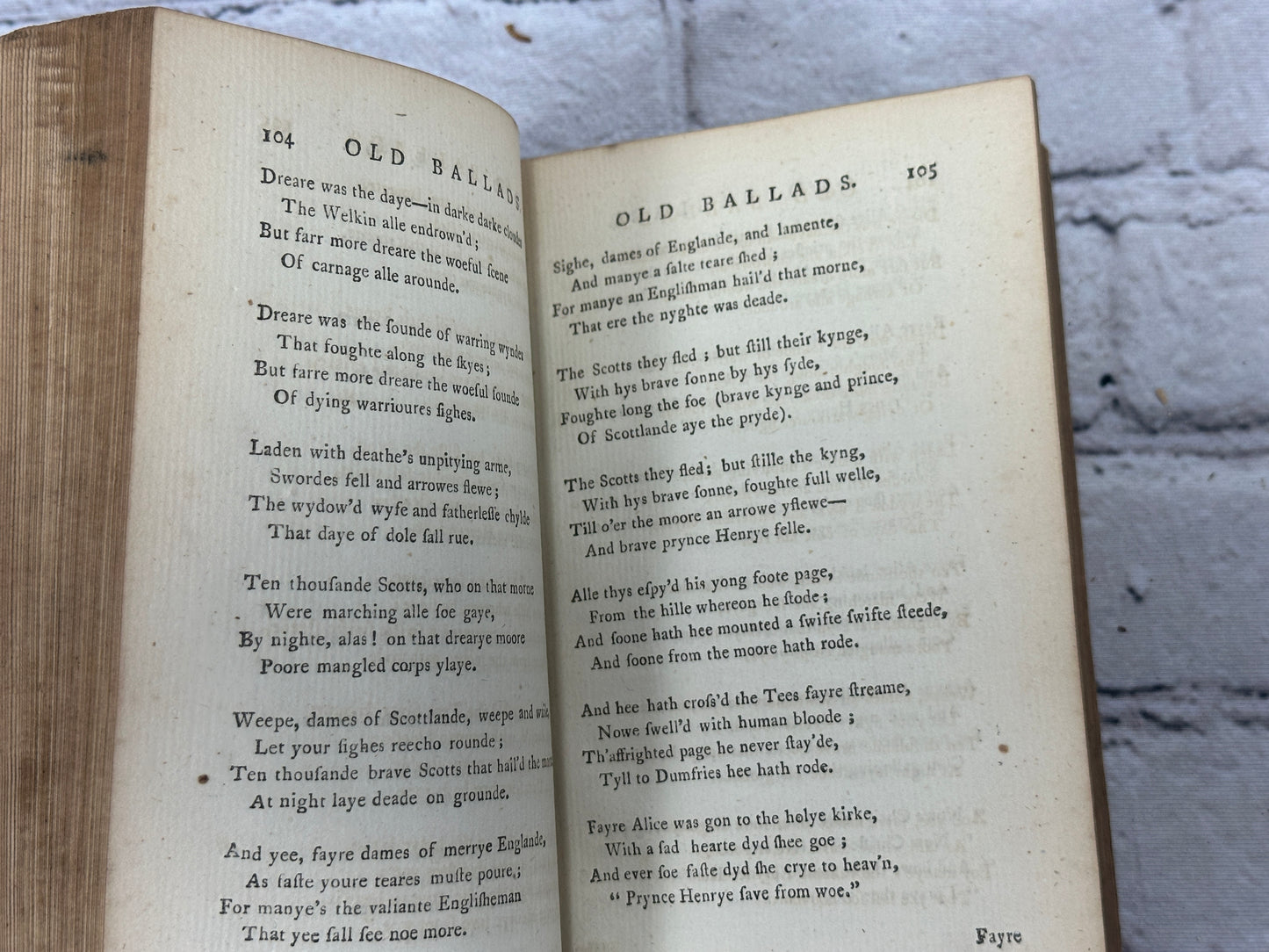 Old Ballads Historical and Narrative by Thomas Evans [Volume 4 · 1784]