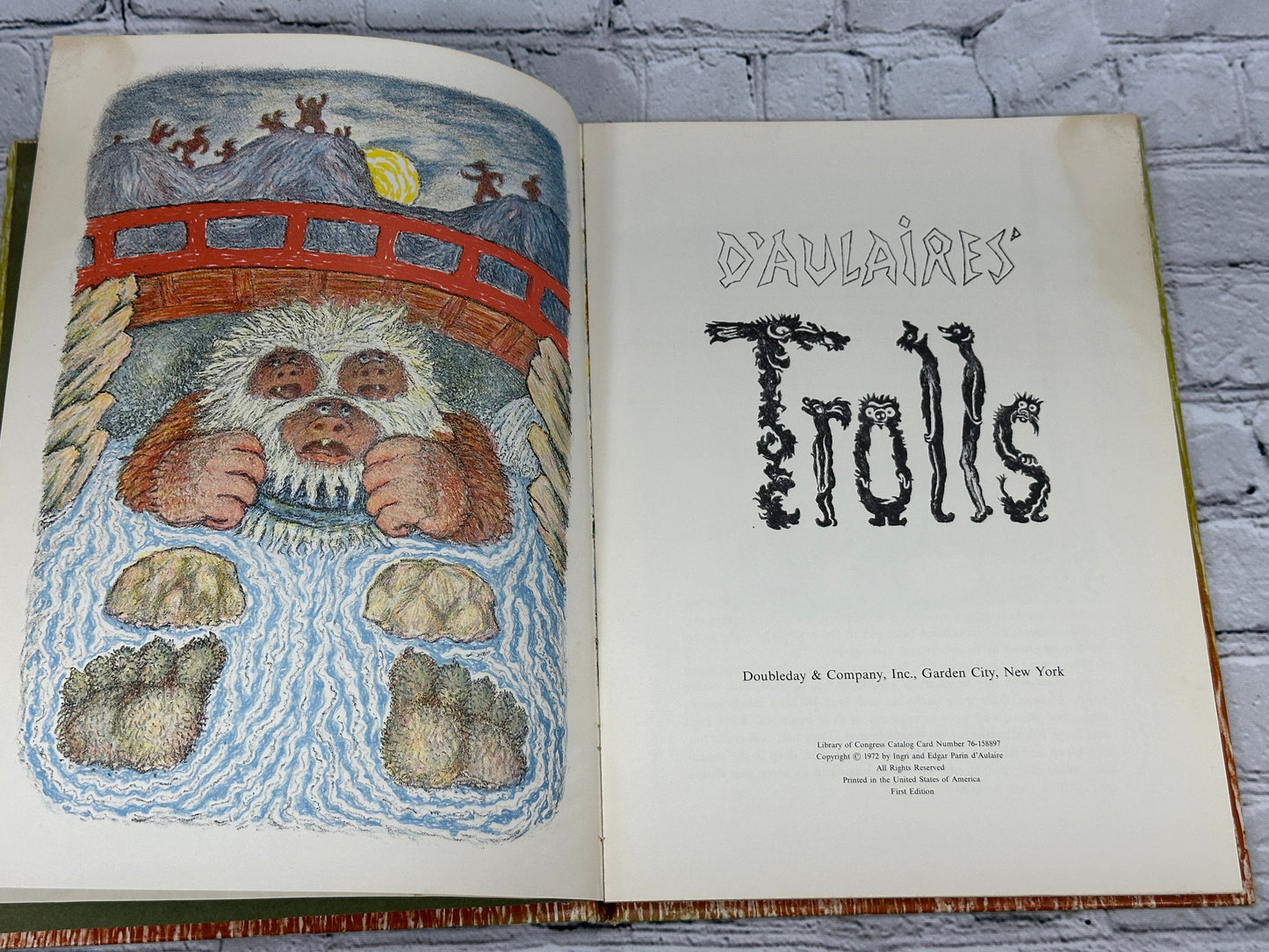 D'aulaires' Trolls By ingri & Edgar Parin d' Aulaire [1st Edition · 1972]