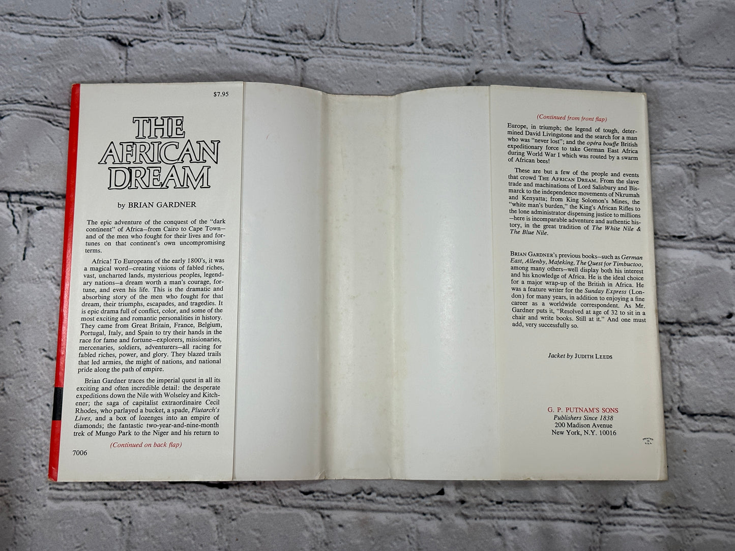 The African Dream by Brian Gardner [1970 · 1st American Edition]