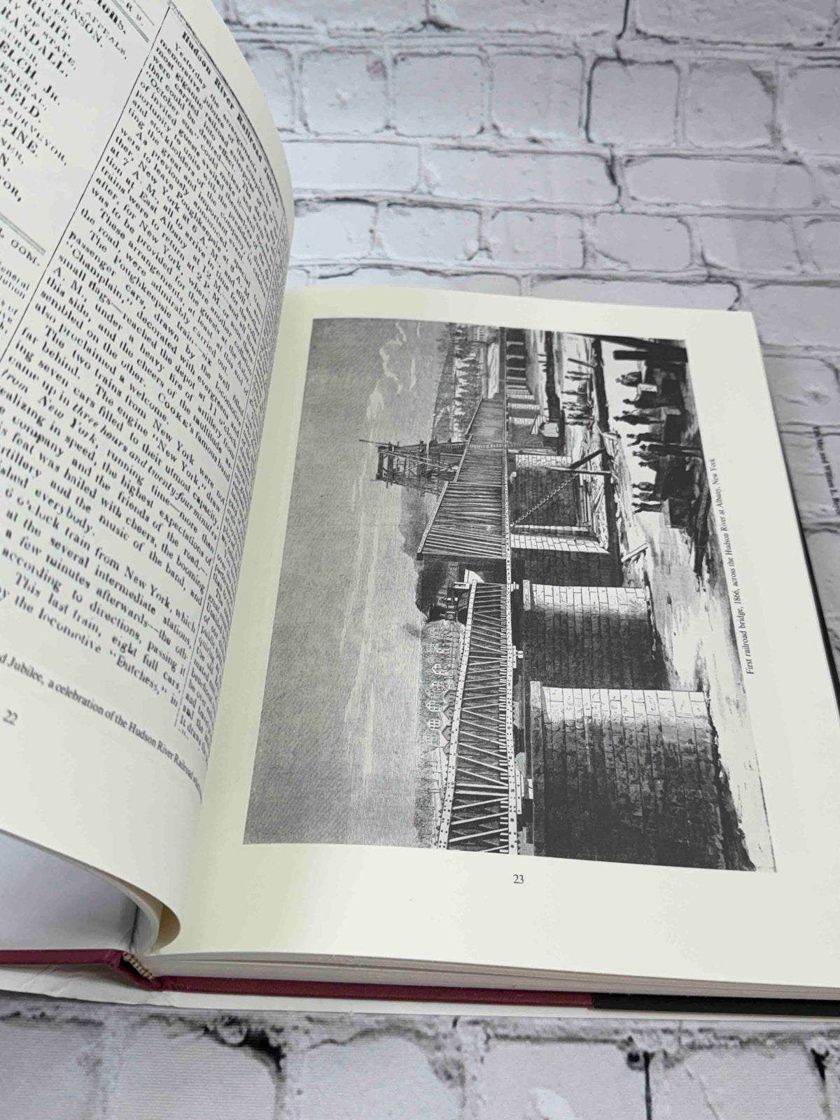 Old Albany Volume V: Union Station by Morris Gerber, 1989 hardcover - interior photograph