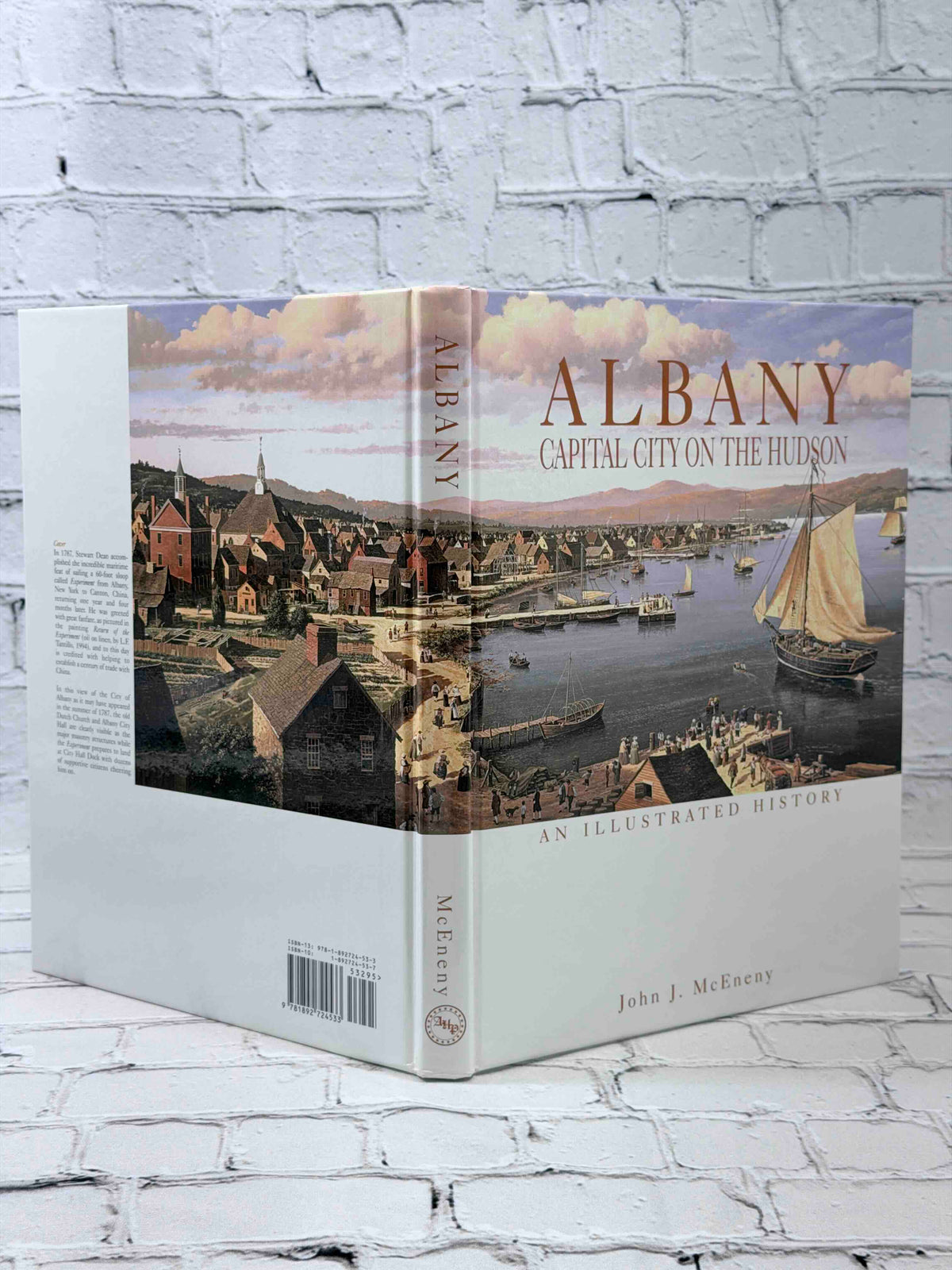 Albany: Capital City on the Hudson by John J. McEneny, 2006 signed second edition - dust jacket front and spine