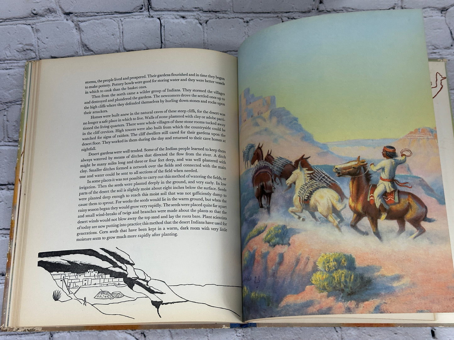 Indians of Yesterday by Marion Gridley Illus. by Lone Wolf [1st Ed · 1940]