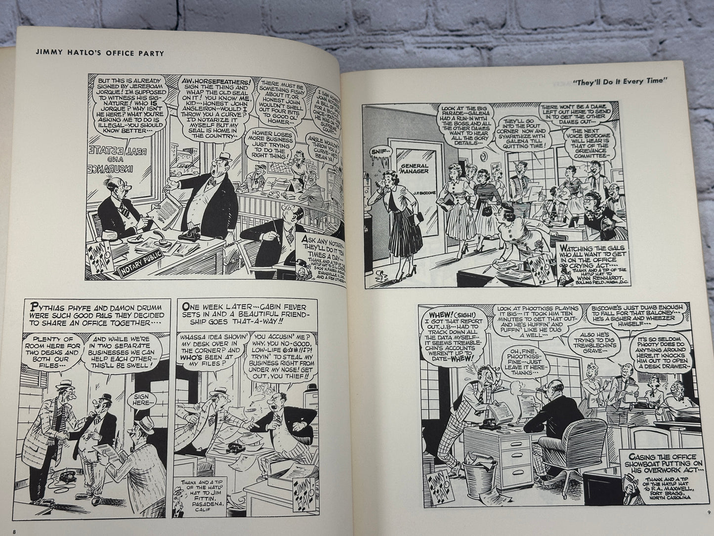 Jimmy Hatlo’s Office Party: 100 Cartoons of office life [1957]