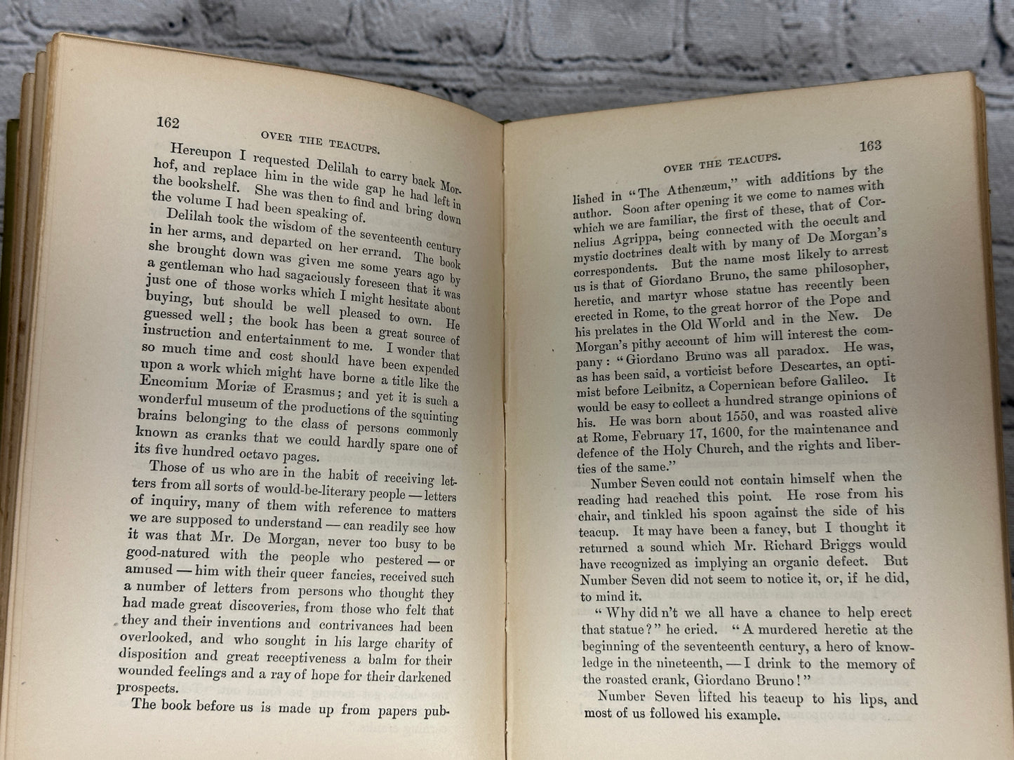 Over The Teacups By Oliver Wendell Holmes [1890 · Riverside Press]