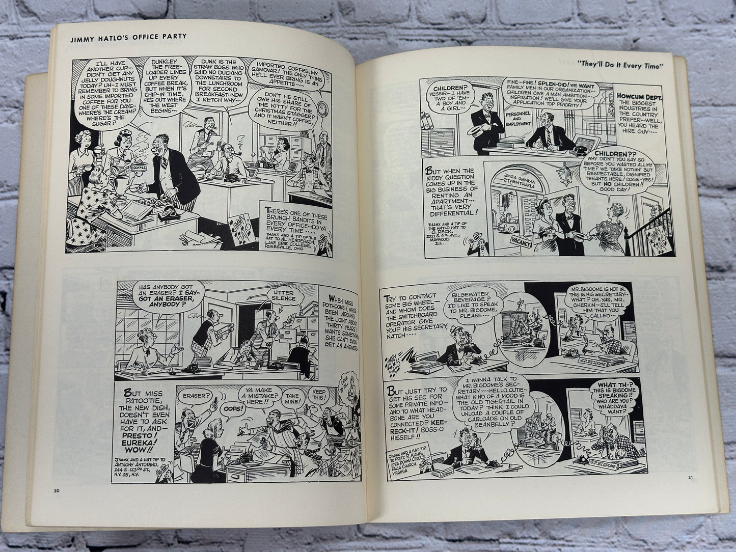 Jimmy Hatlo’s Office Party: 100 Cartoons of office life [1957]