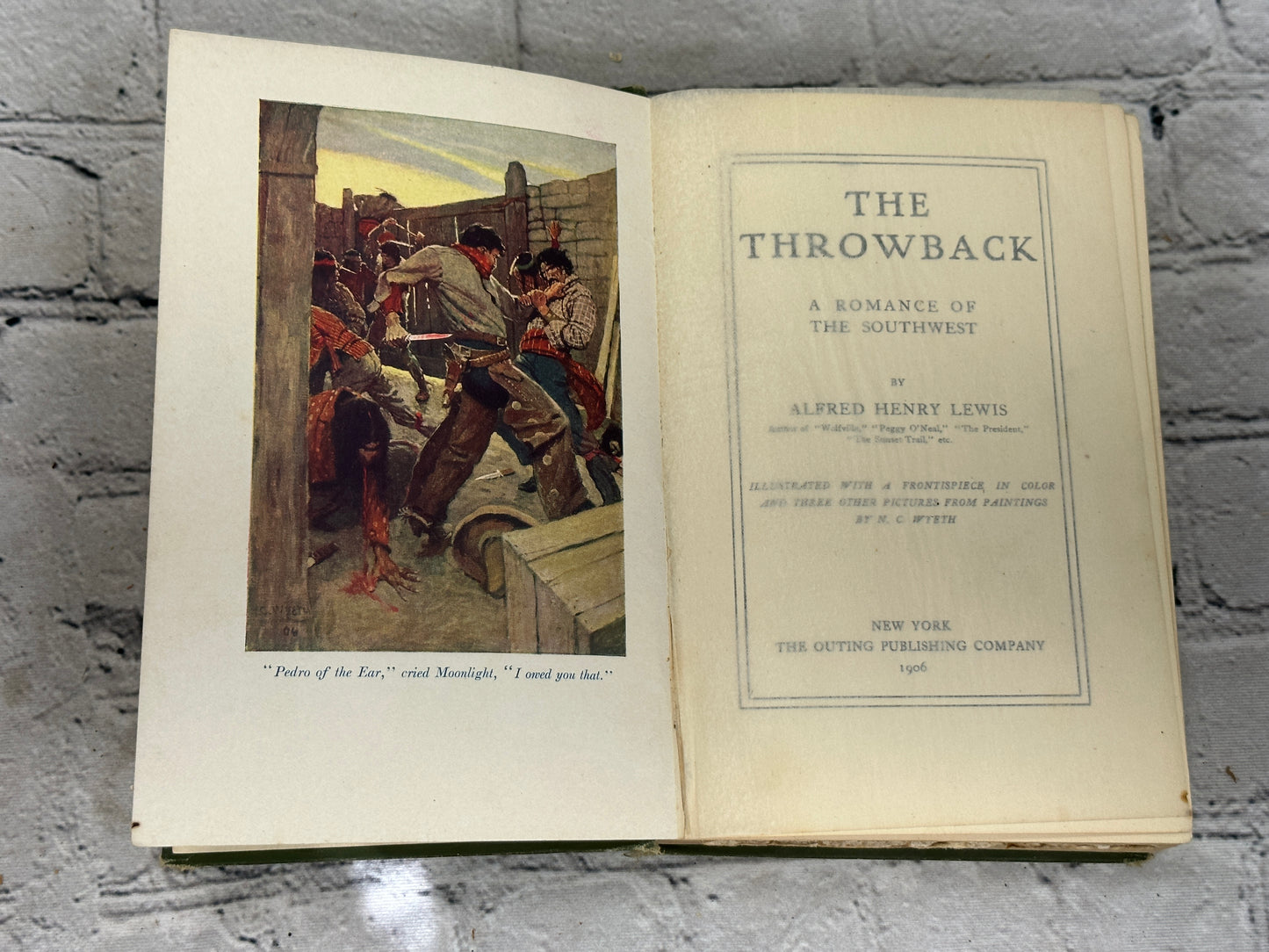 The Throwback by Alfred Henry Lewis  [1906 · First Edition]