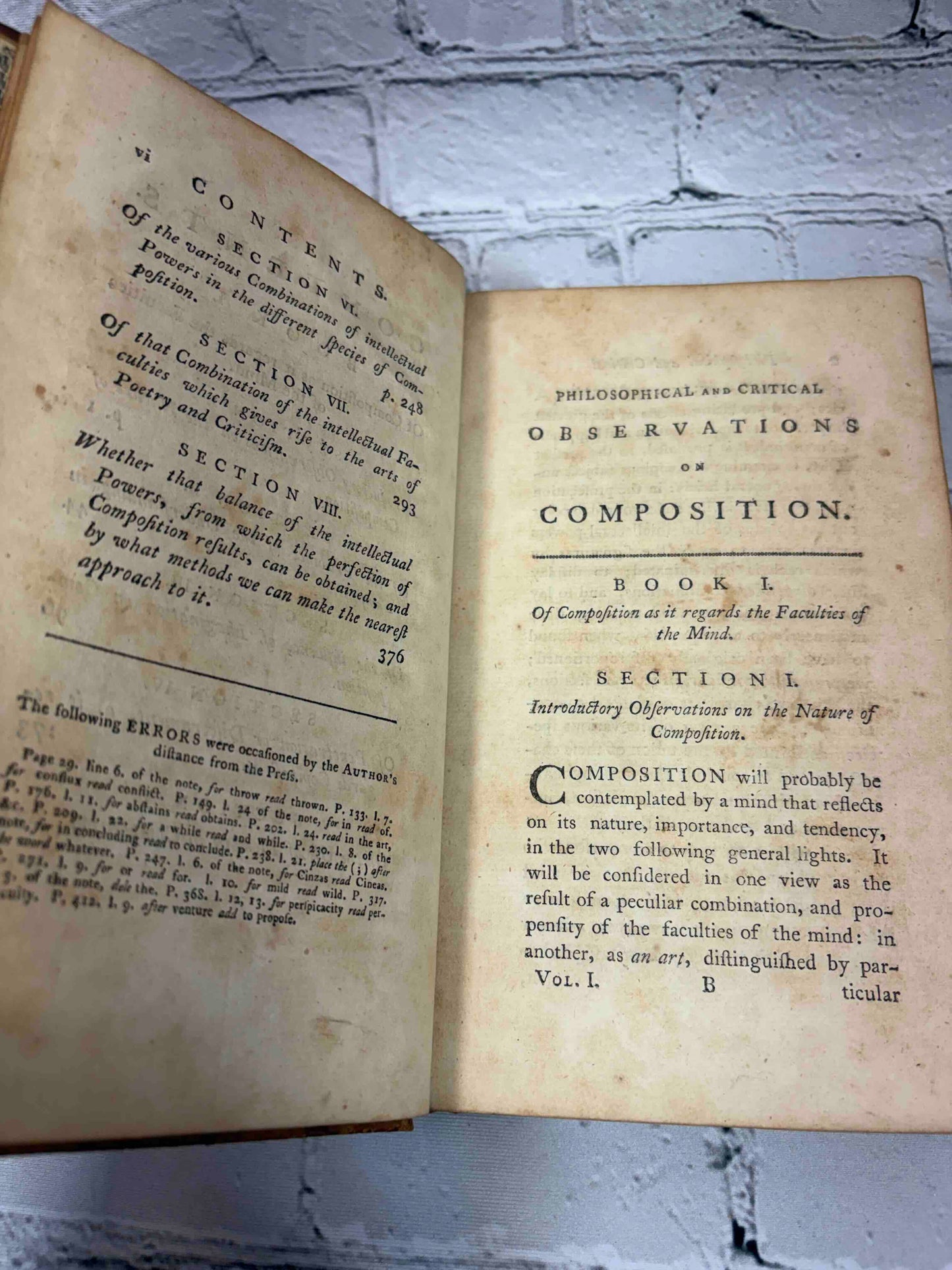 Philosophical and Critical Observations on the Nature (Vol. 1)