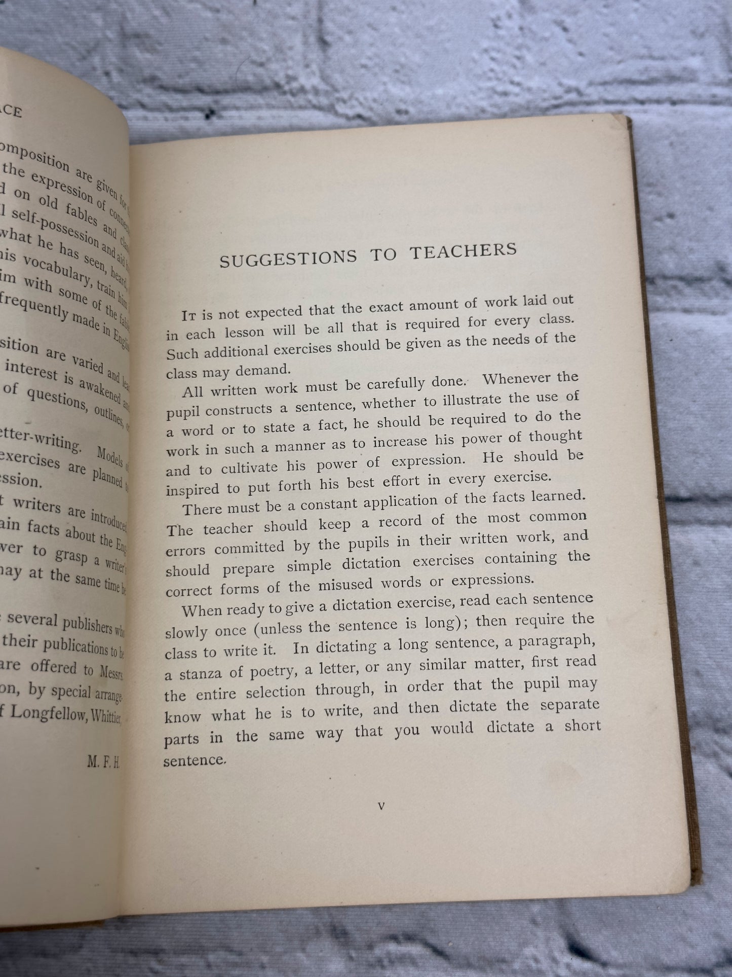 Two Book Course in English Book One by Mary Hyde [1905]