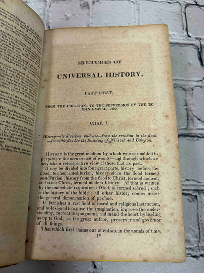 Sketches of Universal History, Sacred and Profane