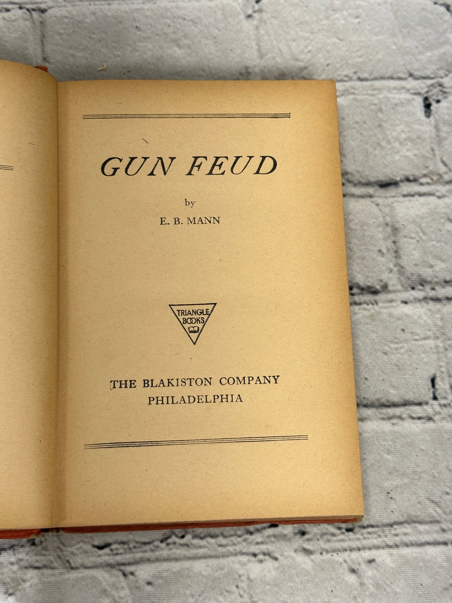 Gun Feud by E.B. Mann [1947]