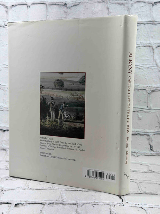 Albany: Capital City on the Hudson by John J. McEneny, 1998 hardcover - dust jacket rear and spine