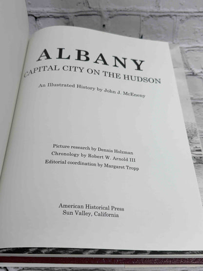Albany: Capital City on the Hudson by John J. McEneny, 1998 hardcover - title page