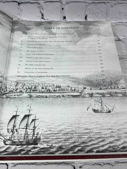Albany: Capital City on the Hudson by John J. McEneny, 1998 hardcover - table of contents
