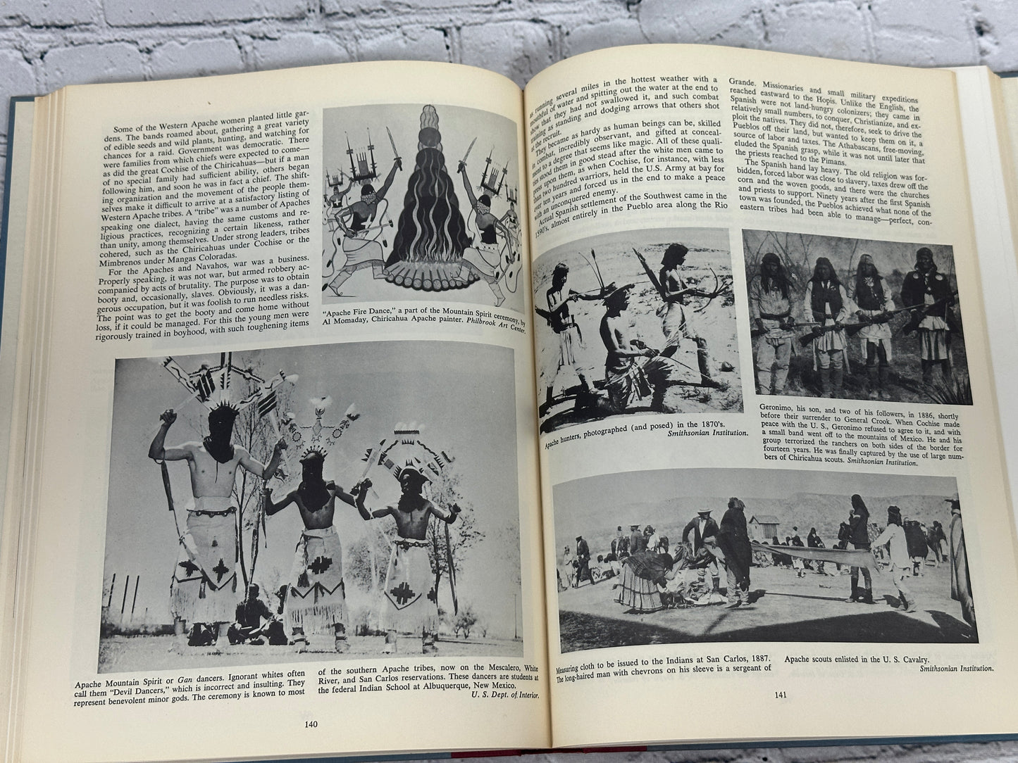 A Pictorial History of the American Indian by Oliver La Farge [1959]